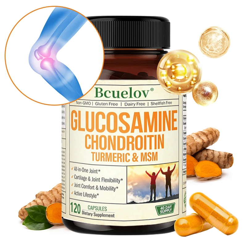 Glucosamine Chondroitin Joint - Glukozamina Chondroityna Kurkuma MSM - Suplement