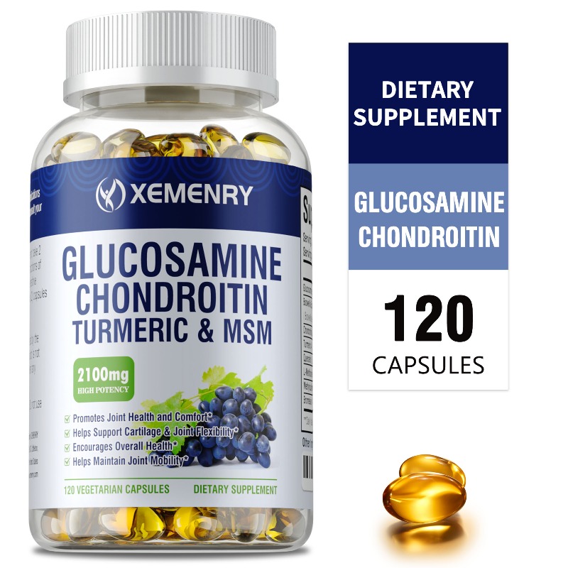 Glucosamine Chondroitin Joint - Kapsułki Glukozamina Chondroityna - Antyoksydant, Chroni