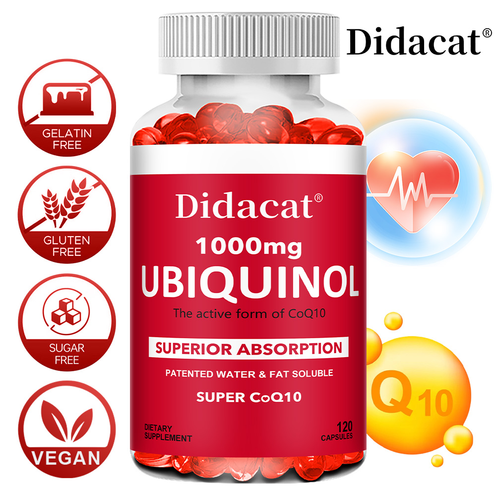 Coq10 Ubiquinol Softgel - Ubiquinol CoQ10 w kapsułkach miękkich ziołowych