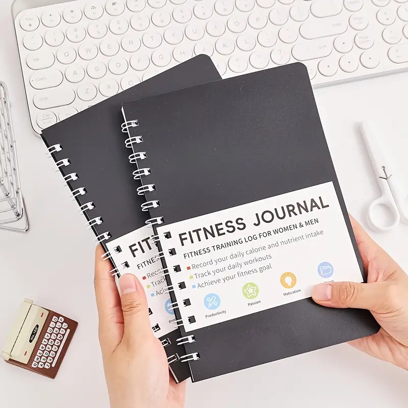 Fitness Nutrition Journal - Dziennik Fitnessu Notatnik Plany Codziennych Ćwiczeń