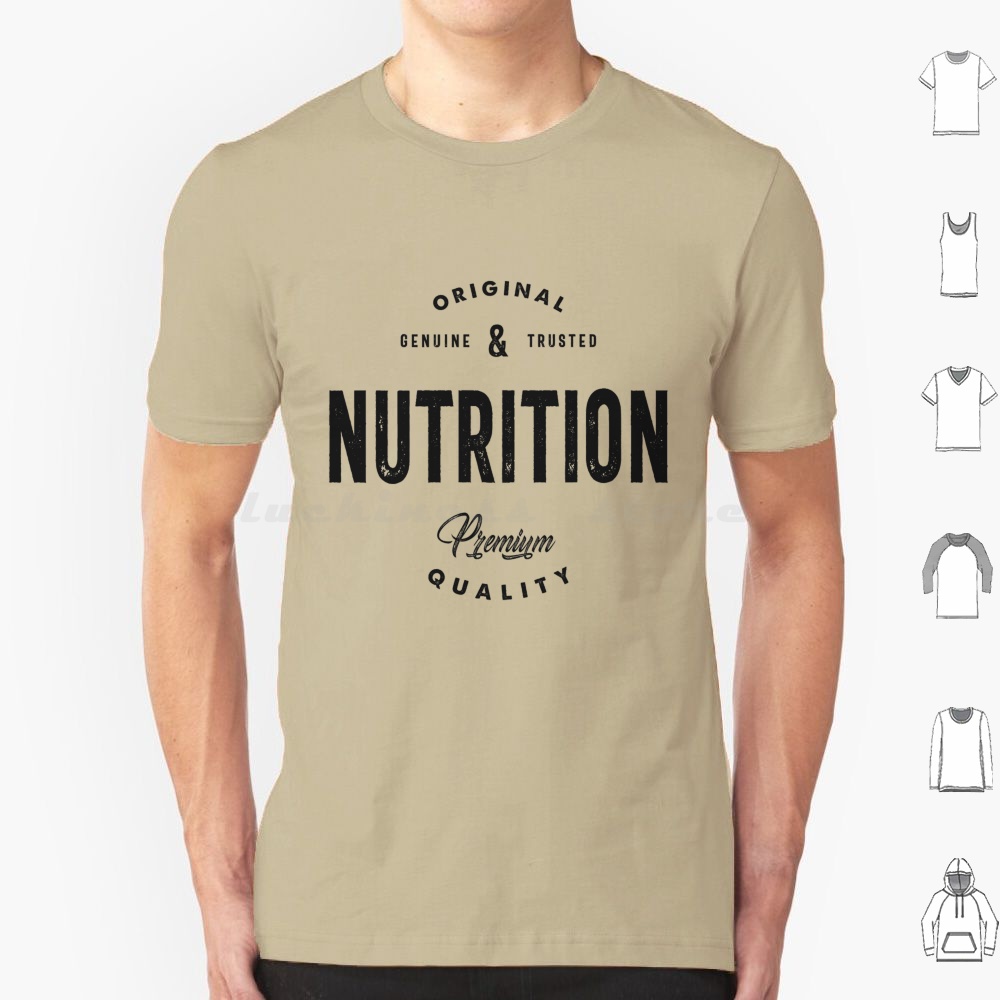 Nutrition & Fitness Coaching Fulham - Koszulka z nadrukiem o odżywianiu, bawełna,