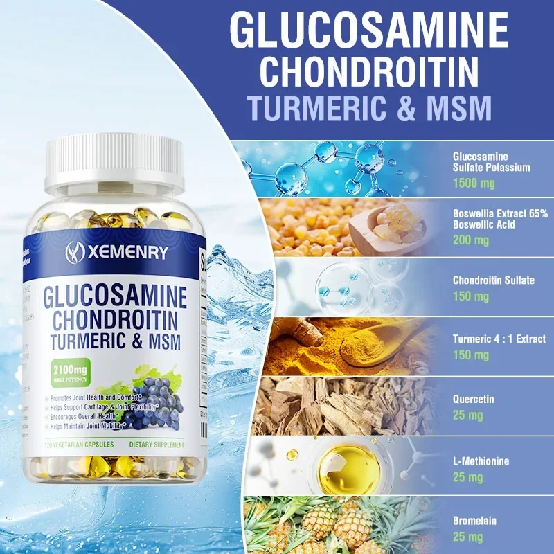 Kapsułki Glukozamina Chondroit – Glucosamine Chondroitin Joint recenzja i cena