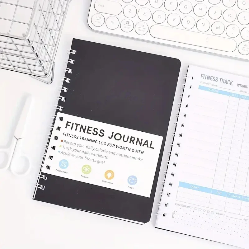 Notatnik spiralny do codzienny – Fitness Nutrition Journal recenzja i cena