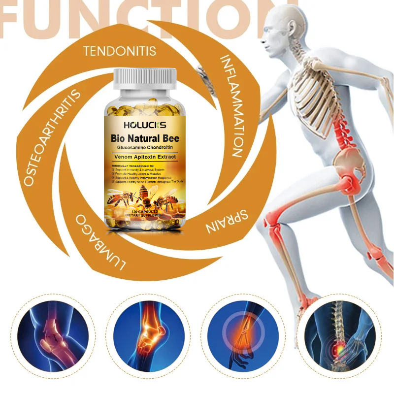 HOLUCKS Kapsułki z glukozaminą – Glucosamine Chondroitin Joint recenzja i cena