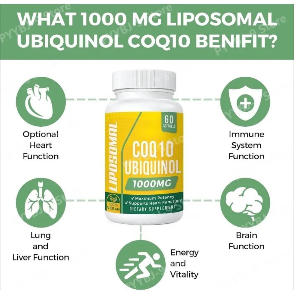 CoQ10 Ubiquinol 1000mg Wegańsk – Coq10 Ubiquinol Softgel recenzja i cena