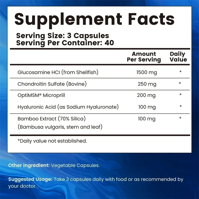 Wsparcie dla stawów - Wspomaga – Glucosamine Chondroitin Joint recenzja i cena