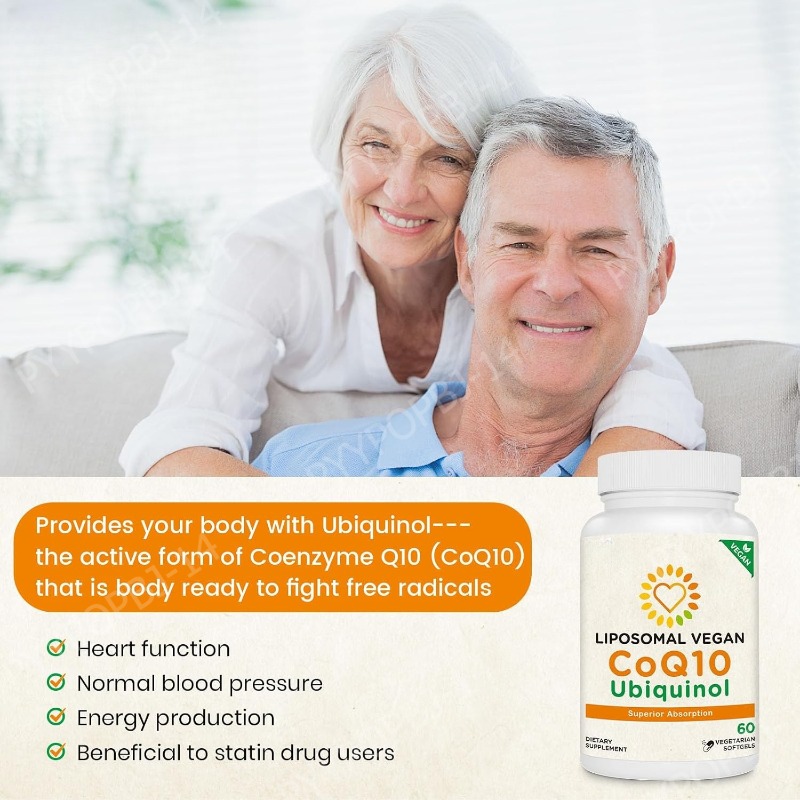 Suplement CoQ10 Ubiquinol, 60  – Coq10 Ubiquinol Softgel recenzja i cena